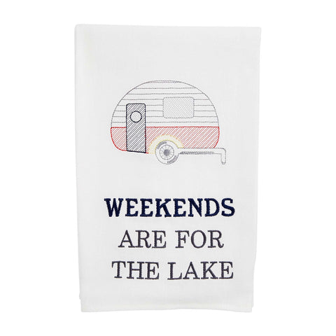 WEEKENDS LAKE HAND TOWEL
