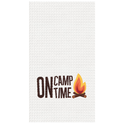 C&F Home - On Camp Time Waffle Weave Kitchen Towel