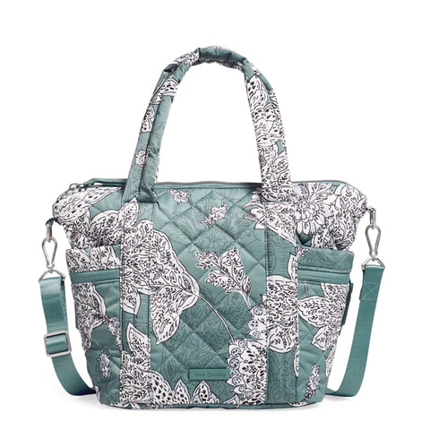 Small Multi-Strap Tote Bag Tiger Lily Blue Oar