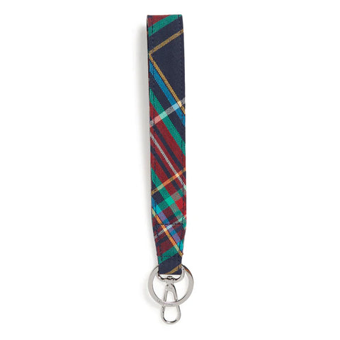 Wide Loop Keychain Tartan Plaid