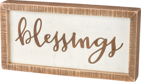 Blessings Box Sign