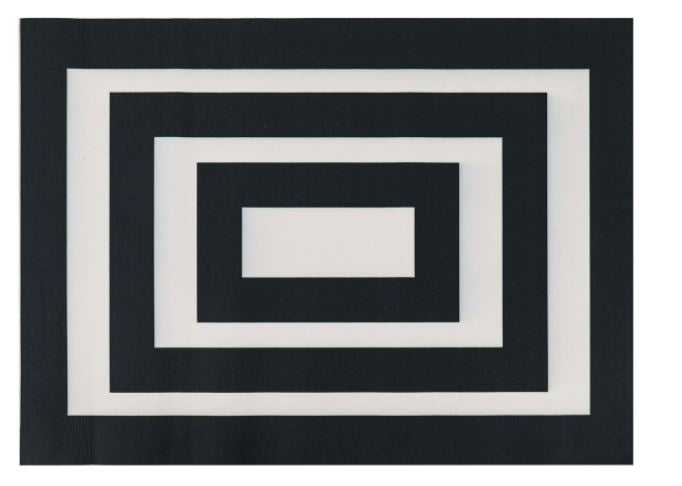 Black and White Frame Layering Mat