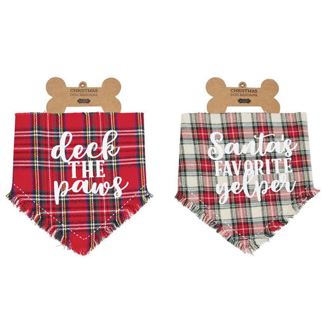 HOLIDAY DOG BANDANAS