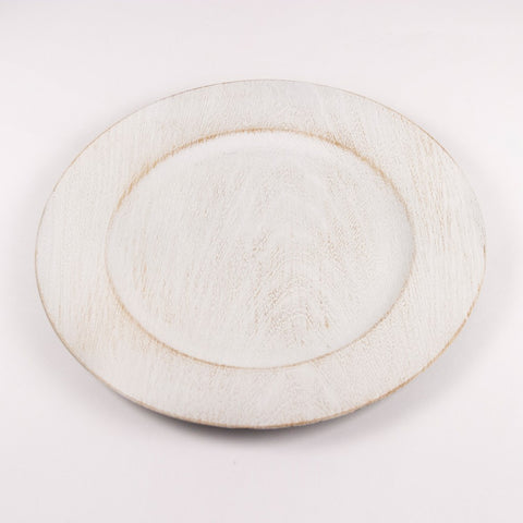 Woodgrain Charger