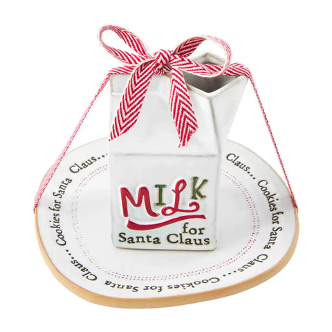 Milk and Cookies For Santa Set MILK AND COOKIES FOR SANTA SET