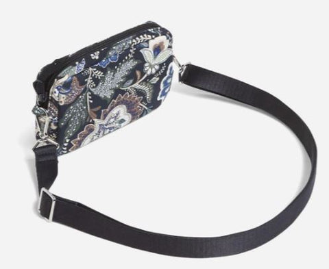 RFID Convertible Pouch Crossbody Bag Java Navy Camo