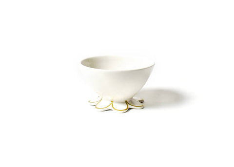 Coton Colors Gold Scallop Small Bowl