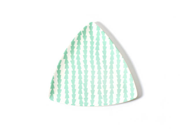 Coton Colors Mint Dart Large Triangle Platter