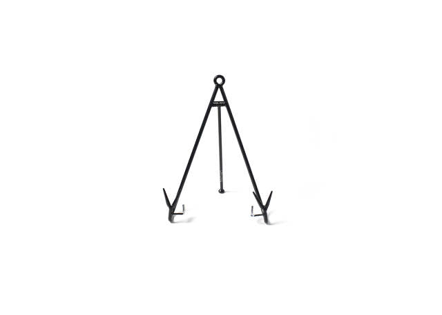 Happy Everything Large Black Flare Plate Stand