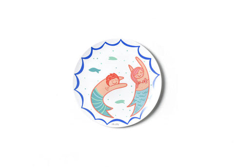 Coton Colors Under The Sea Mermaids Melamine Dinner Plate