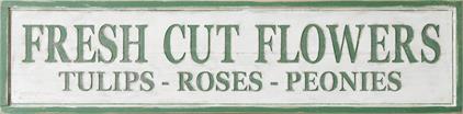 Sign - Fresh Cut Flowers