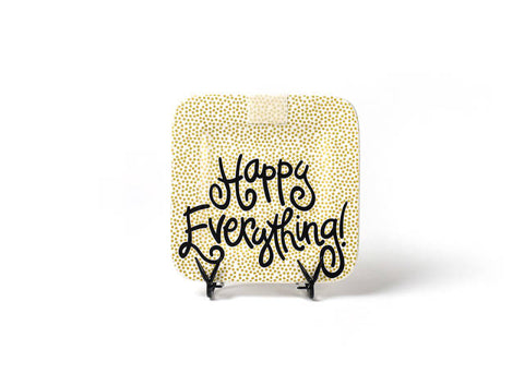 Happy Everything Mini Platter Gold Small Dot