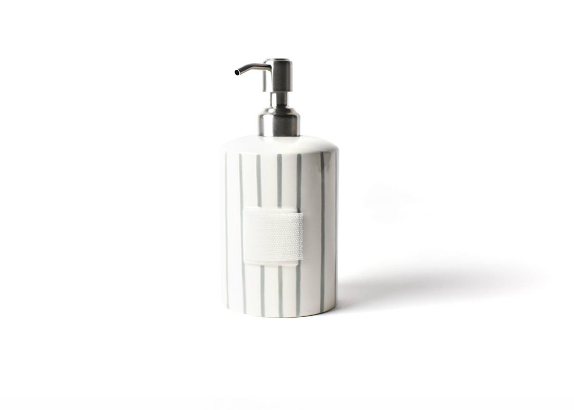 Stone Skinny Stripe Mini Cylinder Soap Pump