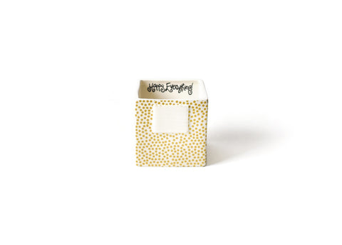 Gold Small Dot Mini Nesting Cube-Small