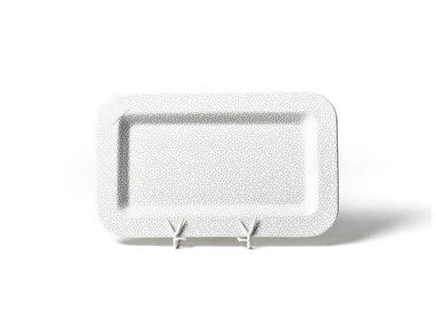 Stone Small Dot Mini Entertaining Rectangle Platter