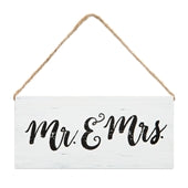 Mr and Mrs Wooden Sign