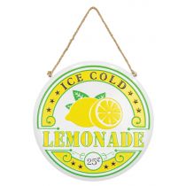 ICE COLD LEMONADE ROUND HANGER