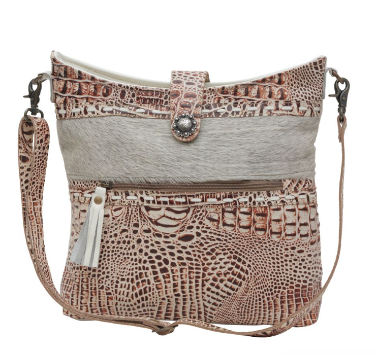 SMOKEY LEATHER & HAIRON BAG