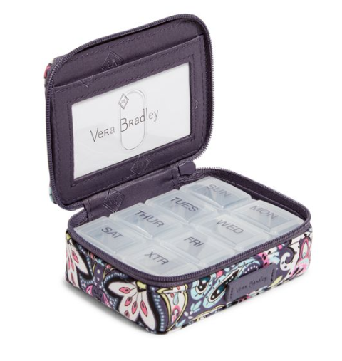 Travel Pill Case in Bonbon Medallion – Avenue 550