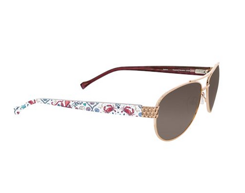 Marlene Polarized Aviator Sunglasses in Sea Life