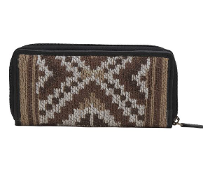 MAIZE WOVEN FABRIC WALLET