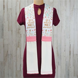 Life is Short Kitchen Scarf