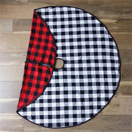 Tree Skirt - Reversible Buffalo Plaid