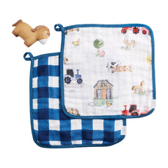 Wash Cloth and Bath Toy Set