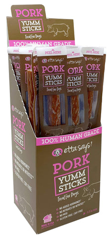 Etta Says! - Yumm Sticks Dog Treats - Pork - 24ct - 0.75 oz per Stick