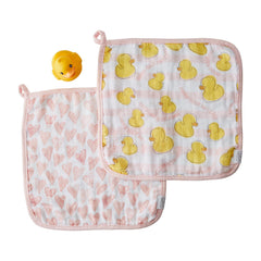 Wash Cloth and Bath Toy Set