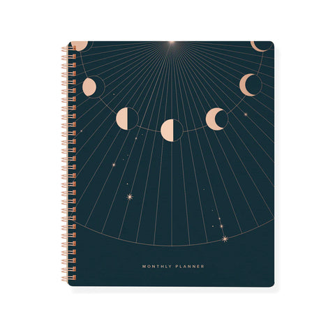 MOON RAYS NON-DATED MONTHLY PLANNER