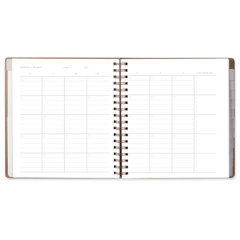 MOON RAYS NON-DATED MONTHLY PLANNER