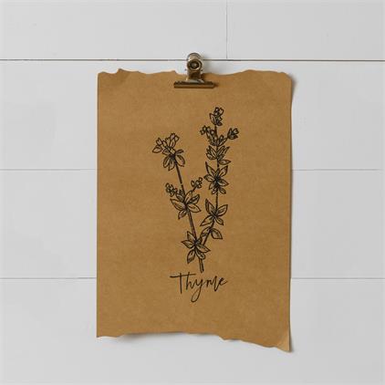 Paper Wall Hanging - Lavender, Mint, Thyme
