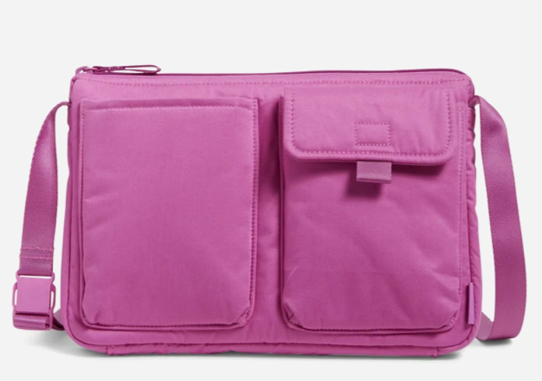 Utility Small Crossbody Bag COLOR Recycled Cotton Rich Orchid – Avenue 550