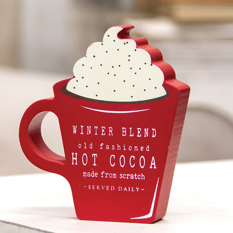 Winter Blend Hot Cocoa Chunky Cup Sitter