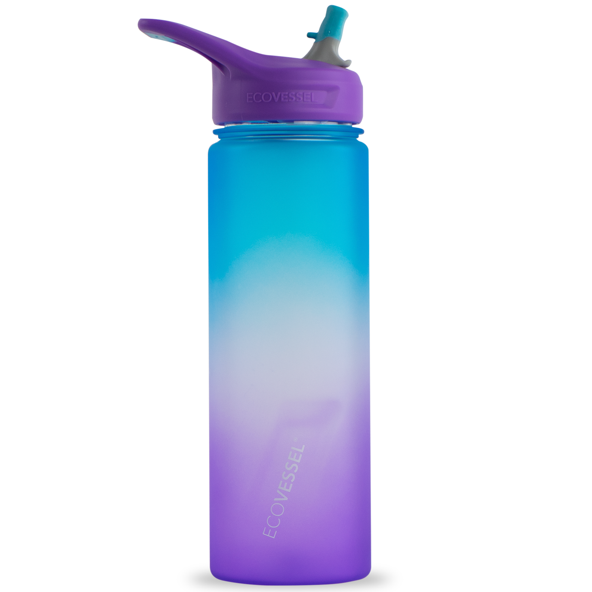 EcoVessel - Wave 24oz Ombre Water Bottle - Lavender Fields Ombre