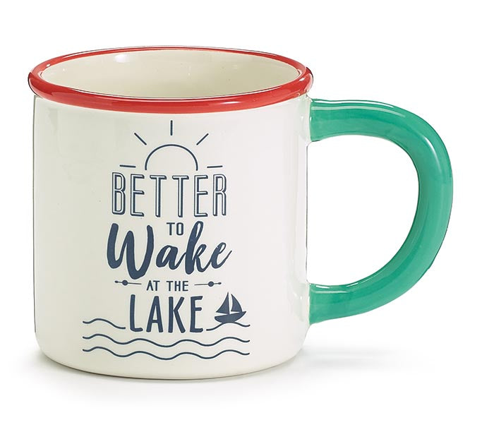 BETTER TO WAKE AT THE LAKE MUG