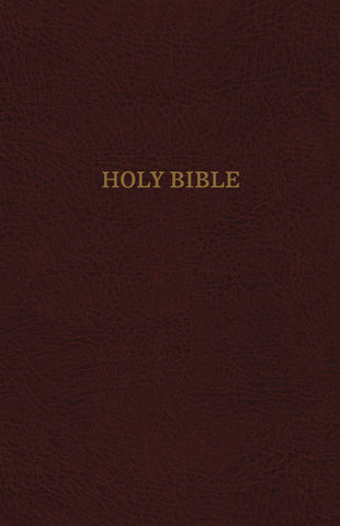 KJV, Thinline Reference Bible, Bonded Leather, Burgundy, Red Letter Edition