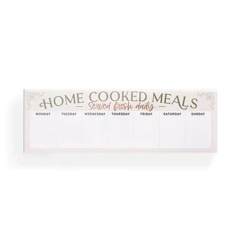 HOME COOKED MEALS SERVED FRESH DRY ERASE MARKER BOARD