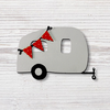 Airstream Trailer with Banner Magnet