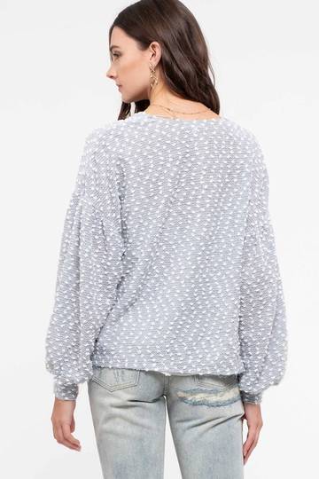Blu Pepper SWISS DOT KNIT CARDIGAN Avenue 550