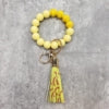 SILICONE BEADED KEYCHAIN WITH CLIP