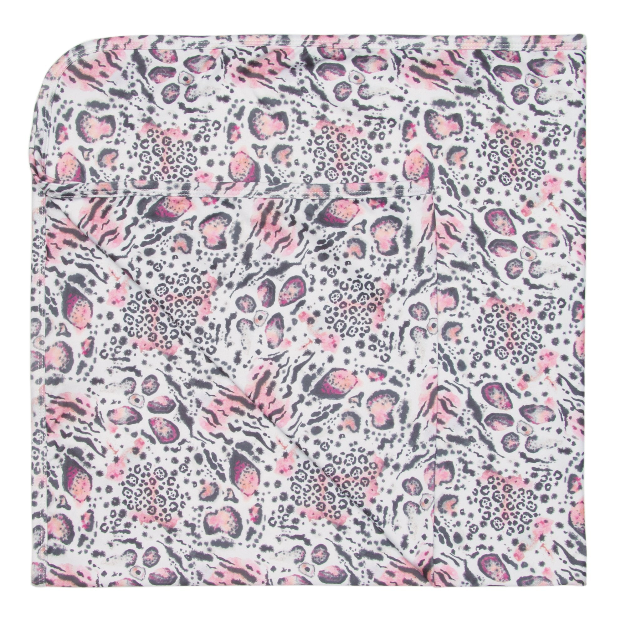 Banded Wonderones- Pink Leopard Blanket