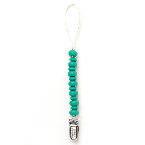TEAL PACIFIER CLIP