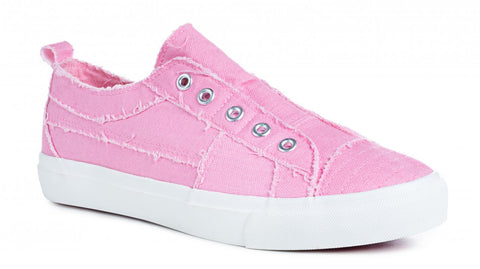 Bubblegum Pink Corky Slip Ons