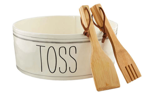 Mud Pie Bistro Salad Bowl Set