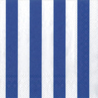 Dark Striped Blue Napkin