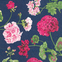 Geraldine Blue Cocktail Napkin