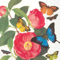 Glamorous Camellia Cocktail Napkin