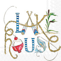 ROSANNE BECK - LAKE LIFE COCKTAIL NAPKIN